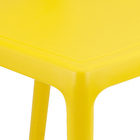 Banqueta Plastico 104cm Safira Amarela Tramontina