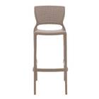 Banqueta Plastico 104cm Safira Camurça Tramontina