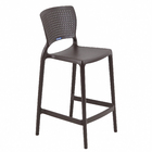 Banqueta Plastico 104cm Safira Marrom Tramontina