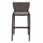 Banqueta Plastico 104cm Safira Marrom Tramontina