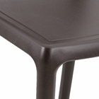 Banqueta Plastico 104cm Safira Marrom Tramontina