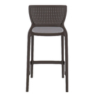 Banqueta Plastico 93,5cm Safira Marrom Tramontina