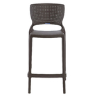 Banqueta Plastico 93,5cm Safira Marrom Tramontina