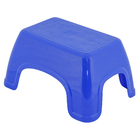 Banqueta Plástico Baixa Catty 19x36x22cm Azul Tramontina