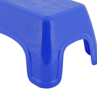 Banqueta Plástico Baixa Catty 19x36x22cm Azul Tramontina