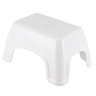 Banqueta Plástico Baixa Catty 19x36x22cm Branco Tramontina