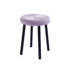 Banqueta Plástico Baixa Cozy 44cm Lilás