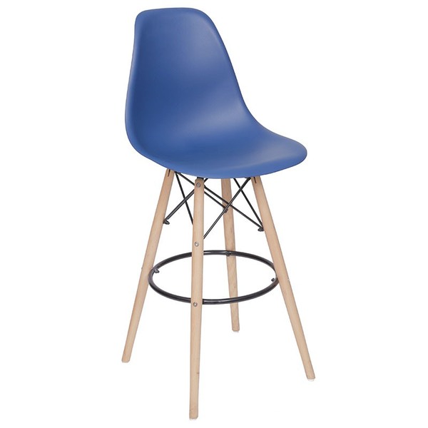 Banqueta Polipropileno Dkr 6602-or Design - Azul Marinho