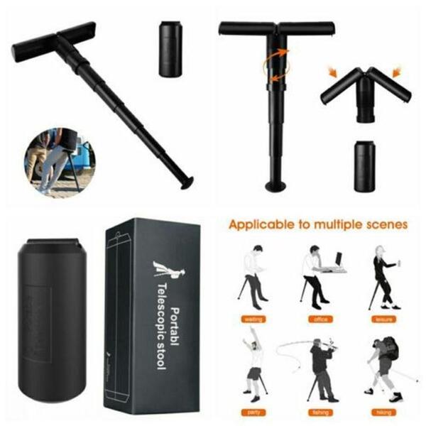 Banqueta Portatil Retratil Dobravel Compacta Sitpack Cadeira