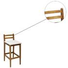 Banqueta Prime 90cm Linho Eucalipto Bege Tana Decor