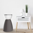 Banqueta Rad Crystal  Cinza Mushroom