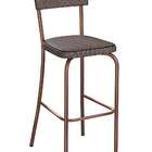 Banqueta Revs Cobre E Marrom