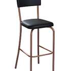 Banqueta Revs Cobre E Preta