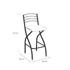 Banqueta Rio Preta E Branca