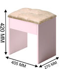 Banqueta Rosa Camarim Plus Banco Sued