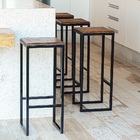 Banqueta Rustico Industrial Imbuia 4un