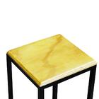 Banqueta Rustico Industrial Madeira Natural 4un