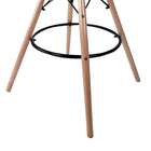 Banqueta Saarinen Nude - Base De Madeira Naturalê