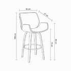 Banqueta Santos Base Madeira Móveis Branco