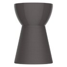 Banqueta Sili  Cinza Mushroom