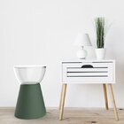 Banqueta Sili Crystal  Verde Alecrim