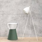 Banqueta Sili Crystal  Verde Alecrim