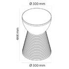 Banqueta Sili De Polipropileno Vermelho