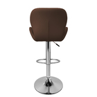 Banqueta Slim Estofada Giratória C/ Regulagem - Café - Casa A