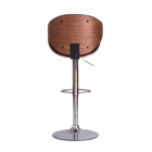 Banqueta Smile Preta Base Cromada