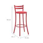 Banqueta Tavira Vermelha