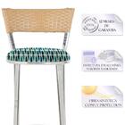 Banqueta Tc Zanutto Em Alumínio E Fibra Sintética Com Assento