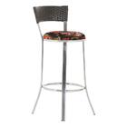 Banqueta Tc Zanutto Em Alumínio E Fibra Sintética Com Assento