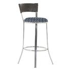 Banqueta Tc Zanutto Em Alumínio E Fibra Sintética Com Assento