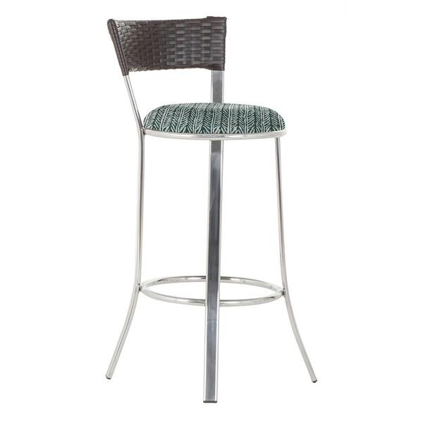 Banqueta Tc Zanutto Em Alumínio E Fibra Sintética Com Assento