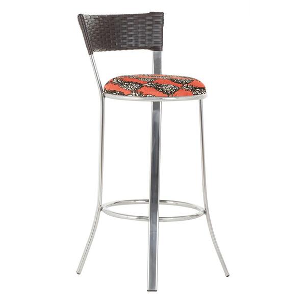 Banqueta Tc Zanutto Em Alumínio E Fibra Sintética Com Assento