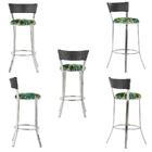 Banqueta Tc Zanutto Em Alumínio E Fibra Sintética Com Assento