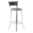 Banqueta Tc Zanutto Em Alumínio E Fibra Sintética Com Assento