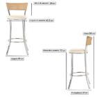 Banqueta Tc Zanutto Em Alumínio E Fibra Sintética Com Assento