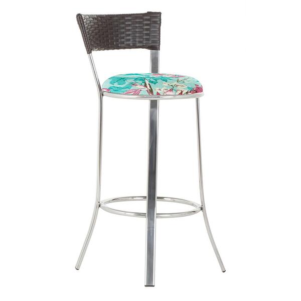 Banqueta Tc Zanutto Em Alumínio E Fibra Sintética Com Assento