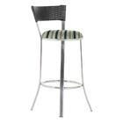 Banqueta Tc Zanutto Em Alumínio E Fibra Sintética Com Assento