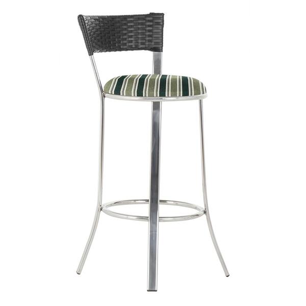 Banqueta Tc Zanutto Em Alumínio E Fibra Sintética Com Assento