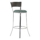 Banqueta Tc Zanutto Em Alumínio E Fibra Sintética Com Assento