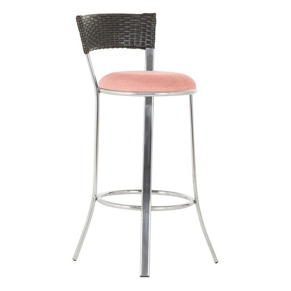 Banqueta Tc Zanutto Em Alumínio E Fibra Sintética Com Assento