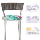 Banqueta Tc Zanutto Em Alumínio E Fibra Sintética Com Assento