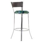 Banqueta Tc Zanutto Em Alumínio E Fibra Sintética Com Assento