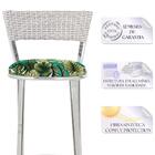 Banqueta Tc Zanutto Em Alumínio E Fibra Sintética Com Assento