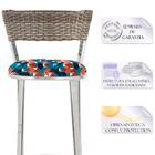 Banqueta Tc Zanutto Em Alumínio E Fibra Sintética Com Assento