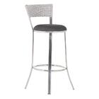 Banqueta Tc Zanutto Em Alumínio E Fibra Sintética Com Assento