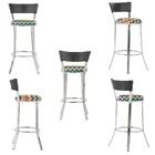 Banqueta Tc Zanutto Em Alumínio E Fibra Sintética Com Assento