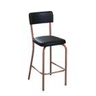 Banqueta Temp Cobre E Preta